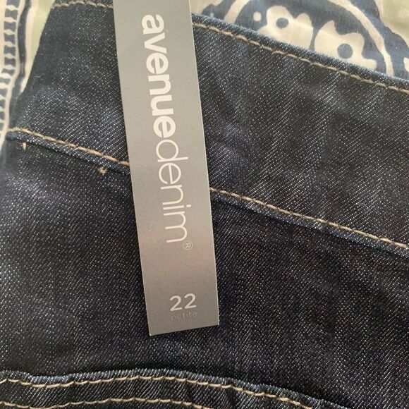 NWT - plus size Avenue Skinny Jeans 22 P - Picture 4 of 6